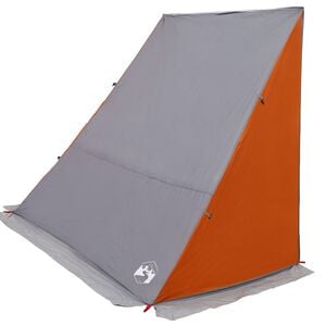 vidaXL Tenda per portellone posteriore Grigio e arancione taffet&agrave;