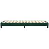 vidaXL Struttura Letto a Rete a Molle Verde Scuro 90x190 cm in Velluto