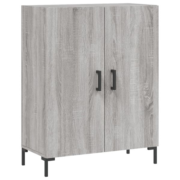 vidaXL Credenza Grigio Sonoma 69,5x34x90 cm in Legno Multistrato