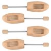 vidaXL Tendiscarpe 2 Paia EU 35-38 Legno Massello di Loto