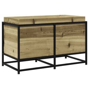 vidaXL Fioriera da Giardino 80x40x50 cm in Legno di Pino Impregnato