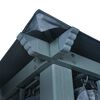 vidaXL Gazebo con Tende e Luci LED 400x300 cm Antracite in Alluminio