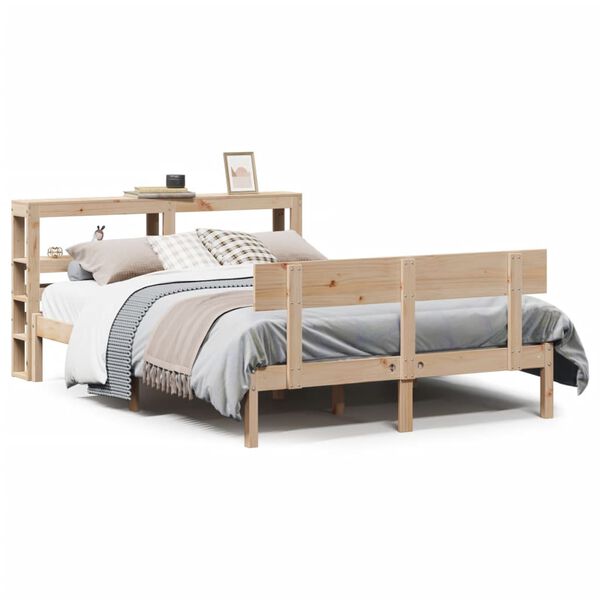 vidaXL Letto senza Materasso 120x190 cm in Legno Massello di Pino