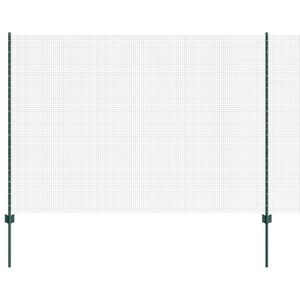vidaXL Recinzione in rete saldata con palo 10 x 1,6 m Verde Rete