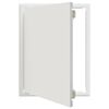 vidaXL Pannello di Accesso Bianco 43,5 x 33 x 3 cm Acciaio
