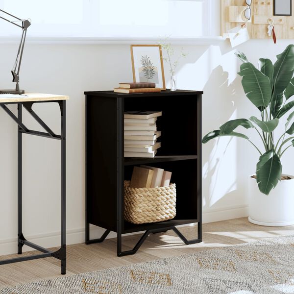 vidaXL Libreria Nera 50x31x74,5 cm in Legno Multistrato