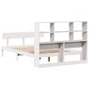 vidaXL Letto Libreria senza Materasso Bianco 120x190 cm Legno di Pino
