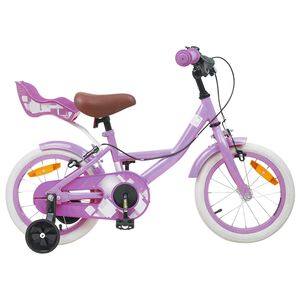 vidaXL Bicicletta per Bambini 12 Pollici per bambini di 2-4 anni Viola