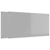vidaXL Rivestimento da Cucina 2 pcs Grigio chiaro 120 x 60 cm