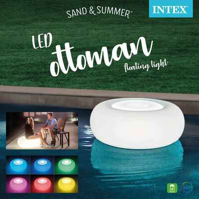 Intex Ottomana a LED 86x33 cm
