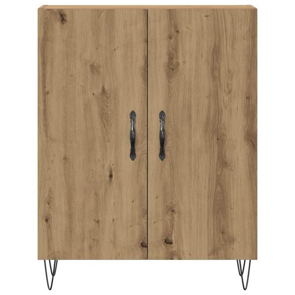 vidaXL Credenza Rovere Artigianale 69,5x34x90 cm in Legno Multistrato