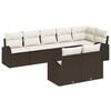 vidaXL Set Divano da Giardino 8 pcs polyrattan