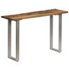 vidaXL Consolle in Legno di Recupero e Acciaio 120x35x76 cm