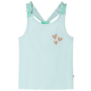 vidaXL Canotta da Bambina Menta Chiaro 104