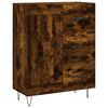 vidaXL Credenza Rovere Fumo 69,5x34x180 cm in Legno Multistrato