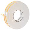 vidaXL Nastro adesivo in schiuma 2 pcs Bianco 10mm x 10m Schiuma CR