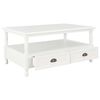 vidaXL Tavolino da Salotto Bianco 100x55x45 cm in Legno