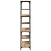 vidaXL Libreria rovere artigianale 81 x 36 x 176 cm Legno multistrato