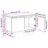 vidaXL Panca per ingresso con cuscino con porta Bianco 80 x 46 x 46 cm