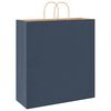 vidaXL Sacchetti di Carta 250 pz con Manici Blu 45x17x48 cm