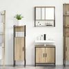 vidaXL Set di mobili per il bagno 3 pcs Marrone 60 x 30 x 60 cm