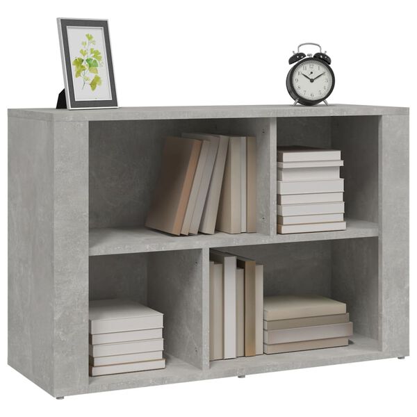 vidaXL Credenza Grigio Cemento 80x30x54 cm in Legno Multistrato