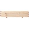vidaXL Fioriera da Giardino 110x40x26,5 cm in Legno Massello di Pino