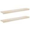 vidaXL Soglie per finestre 2 pz Bianco 100 x 20 x 2 cm