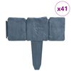 vidaXL Recinzione Giardino/Prato in Plastica 41 pz Aspetto Pietra 10 m