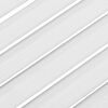 vidaXL Porte a Battente 2-Paio Design a Lamelle Bianco 80x100 cm