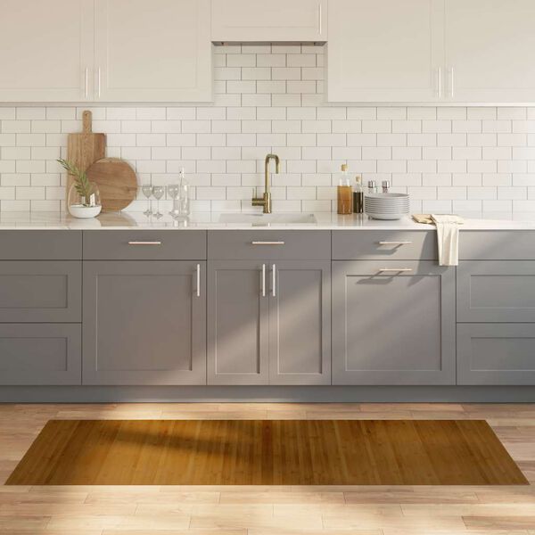 vidaXL Tappeto Rettangolare Marrone 70x200 cm in Bamb&ugrave;