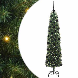 vidaXL Albero di Natale artificiale con 300 LED Verde 180 cm