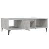 vidaXL Tavolino Salotto Grigio Cemento 103,5x60x35cm Legno Multistrato