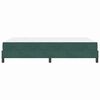 vidaXL Letto a molle con materasso Verde Scuro 160 x 220 cm Tessuto