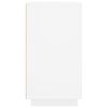 vidaXL Credenza Bianca 80x34x75 cm in Legno Multistrato