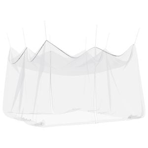 vidaXL Zanzariera da giardino 156 Mesh Bianco 4 x 4 x 2,5 m Poliestere