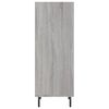 vidaXL Credenza Grigio Sonoma 34,5x32,5x90 cm in Legno Multistrato