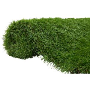 vidaXL Erba artificiale 100 x 200 cm Green PP e PE