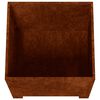 vidaXL Fioriera con Gambe Ruggine 50x50x50 cm Acciaio Corten