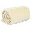 vidaXL Coperta Crema 130x170 cm in Poliestere