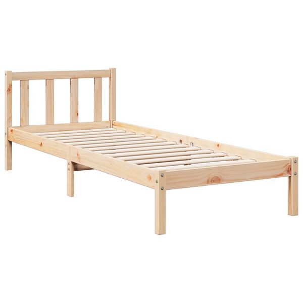 vidaXL Letto Extra Lungo senza Materasso 80x220 cm in Legno di Pino