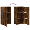 vidaXL Libreria Rovere Fumo 40x24x77 cm in Legno Multistrato