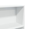 vidaXL Libreria Bianca 80x24x176 cm in Legno Multistrato