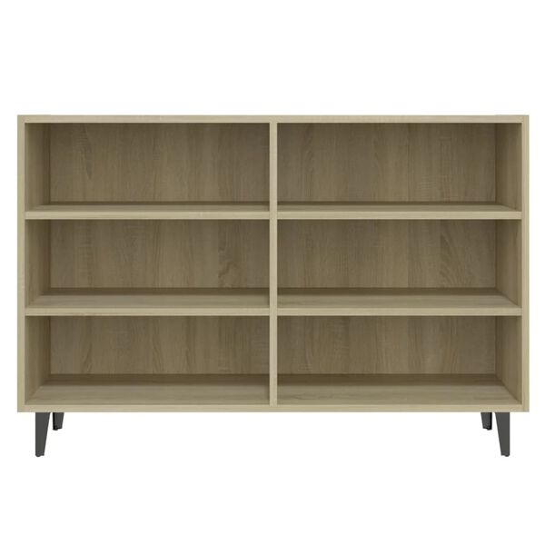 vidaXL Credenza Rovere Sonoma 103,5x35x70 cm in Legno Multistrato