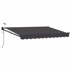vidaXL Tettuccio Elettrico Retrattile Antracite 2,5 x 2 m