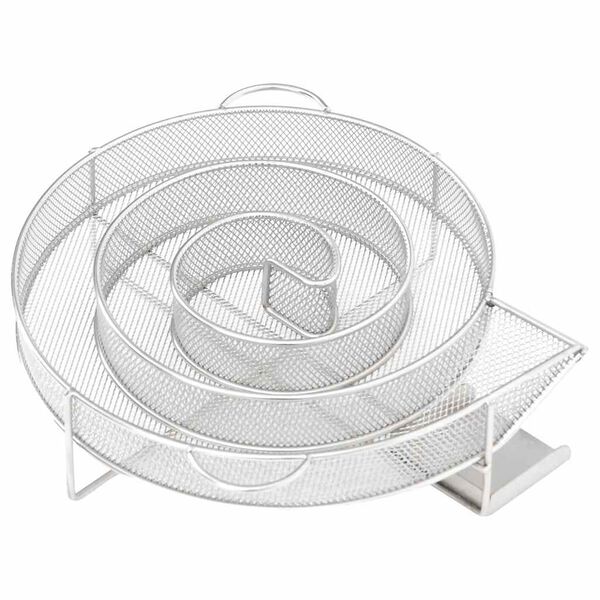 vidaXL Generatore di Fumo Freddo Rotondo 19,5 cm in Acciaio Inox