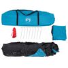 vidaXL Tenda a Cupola da Campeggio 4 Persone Blu a Rilascio Rapido