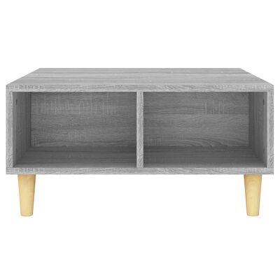 vidaXL Tavolino da Salotto Grigio Sonoma 60x60x30 cm in Truciolato