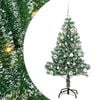 vidaXL Albero di Natale Artificiale Imbiancato con Luci LED 150 cm