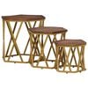 vidaXL Tavolini da salotto Marrone 55 x 55 x 50 cm